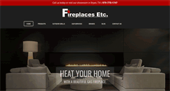Desktop Screenshot of fireplacesetc.com
